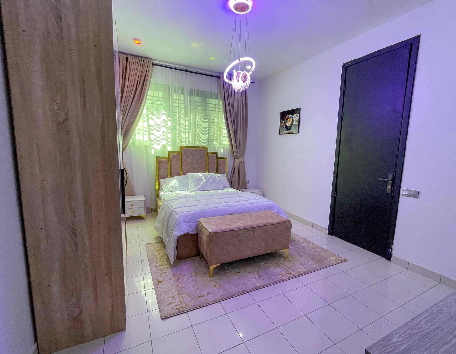 Furnished bedroom